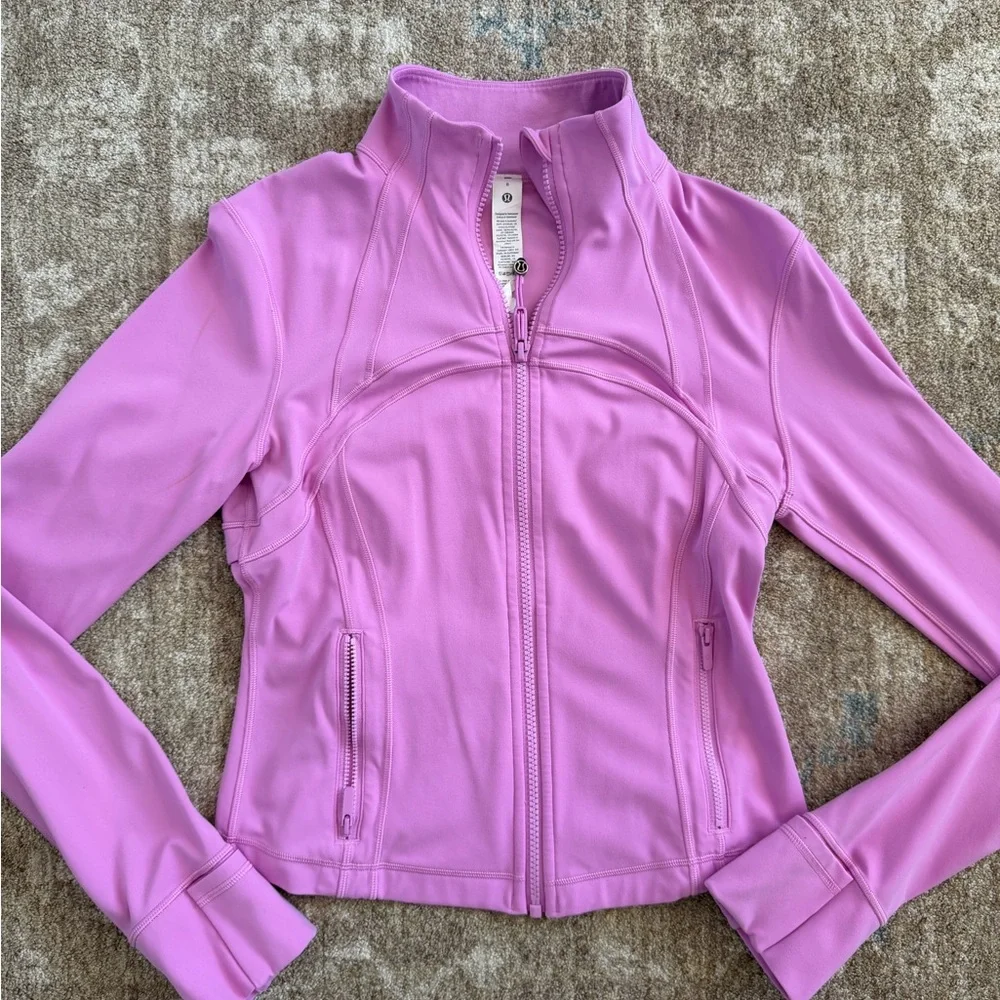 Lululemon Lilac Pink Define Jacket & Matching Align Tank set size 8 - Picture 4 of 5